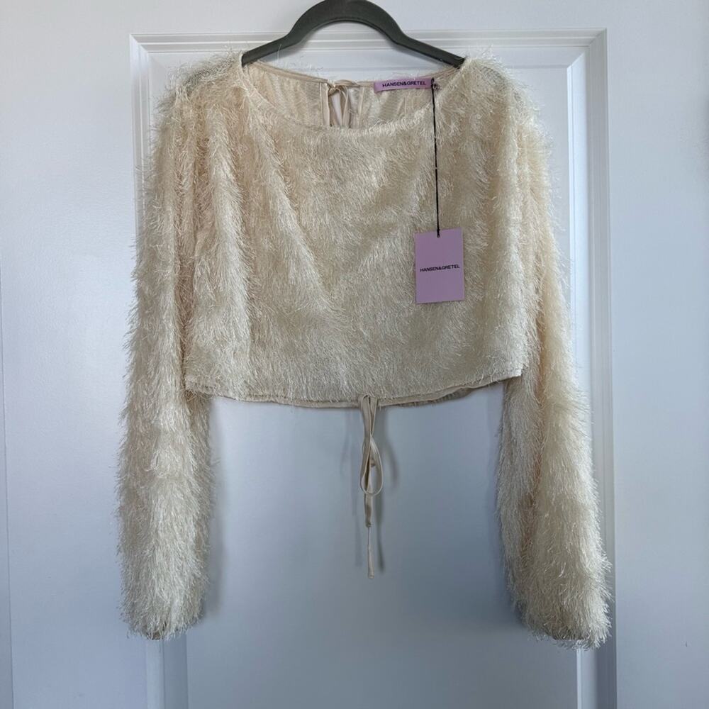 2 pc set Hansen & Gretel Revolve Jewel Skirt Patty Crop Top Fringe Coord Set - Picture 8 of 12